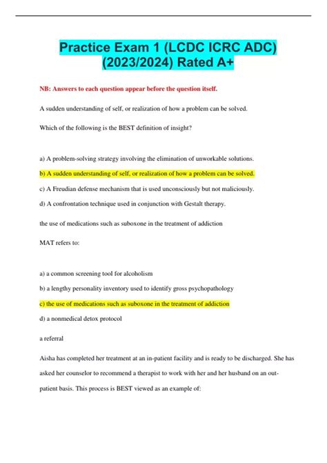 icrc practice exam free.